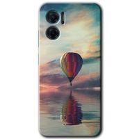 Xiaomi Redmi Note 11E HD Baskılı Kılıf + 9D Tam Ekran Koruyucu - Zeplin