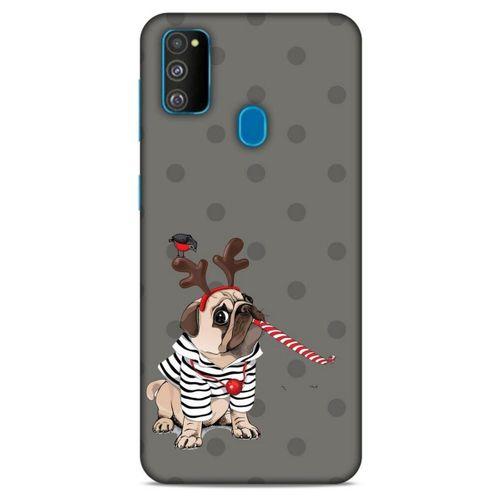 Animax Boynuzlu Pug Samsung Galaxy M30s Kılıf Desenli Silikon