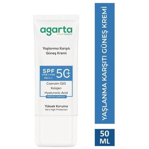 Agarta Doğal Güneş Kremi Yaşlanma Karşıtı 50 SPF 50 ml