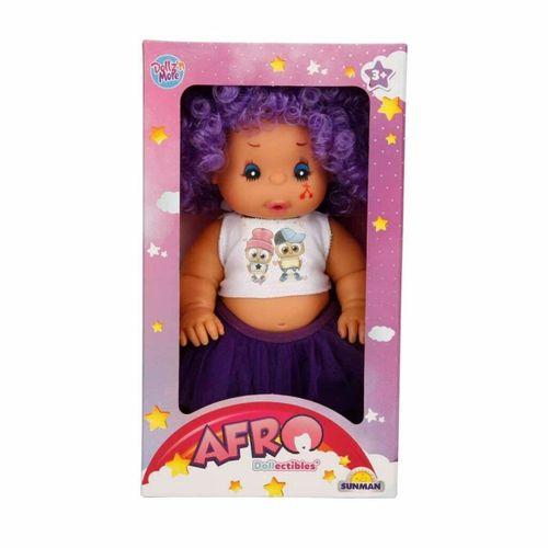 Afro Et Bebek Kıvırcık Saçlı - Mor