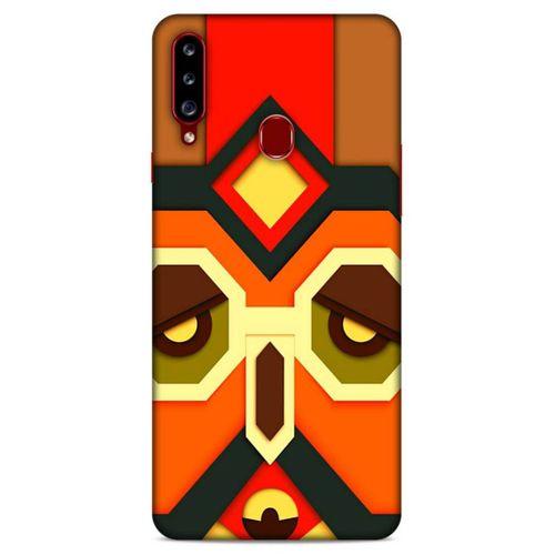 Lopard Samsung Galaxy A20s Uyumlu Kılıf Soyut Sanat (6) Desenli Silikon Kılıf