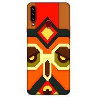 Lopard Samsung Galaxy A20s Uyumlu Kılıf Soyut Sanat (6) Desenli Silikon Kılıf