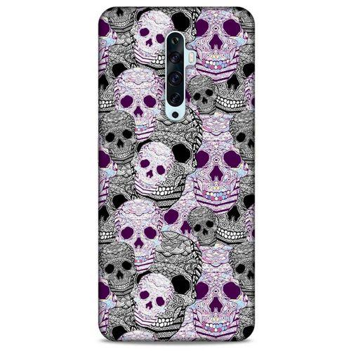 Oppo Reno 2z Uyumlu Kılıf Pembe Delisi (38) Neo Hybrid Kılıf Skeleton