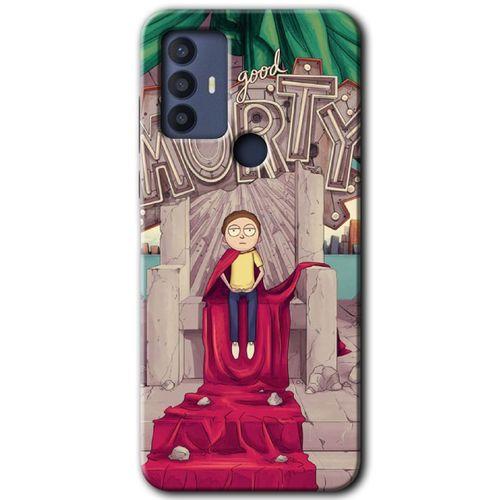 TCL 30 SE Kılıf HD Desen Baskılı Arka Kapak - Morty