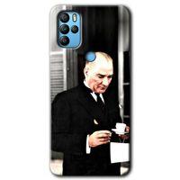 General Mobile GM 21 Pro HD Baskılı Kılıf + 9D Tam Ekran Koruyucu - Atatürk Türk Kahvesi