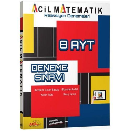 AYT Reaksiyon 8 li Denemeleri Acil Yayınları