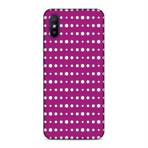 Xiaomi Redmi 9a Kılıf Fusya Puantiye Arka Kapak Silikon Koruma Full Koruyucu