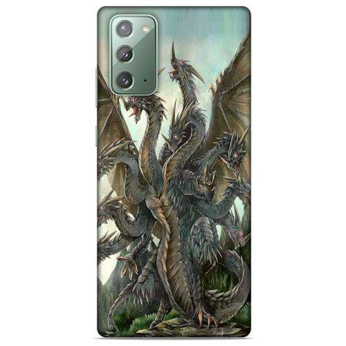 Samsung Galaxy Note 20 Kılıf Dragons (35) Fit Design Kılıf 9 Başlı Ejderha