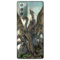 Samsung Galaxy Note 20 Kılıf Dragons (35) Fit Design Kılıf 9 Başlı Ejderha