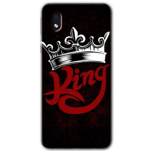 Galaxy A01 Core Kılıf HD Desen Baskılı Arka Kapak - King