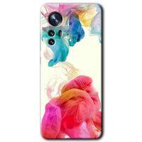 Xiaomi Mi 12 HD Baskılı Kılıf + 9D Tam Ekran Koruyucu - Gökkuşağı Color