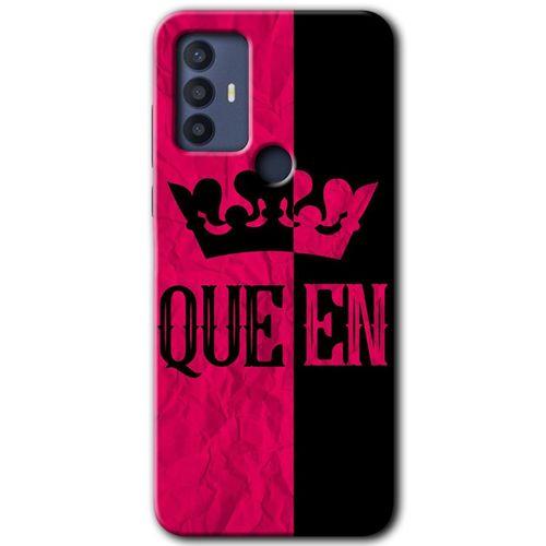 TCL 30 SE Kılıf HD Desen Baskılı Arka Kapak - Queen