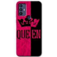 TCL 30 SE Kılıf HD Desen Baskılı Arka Kapak - Queen