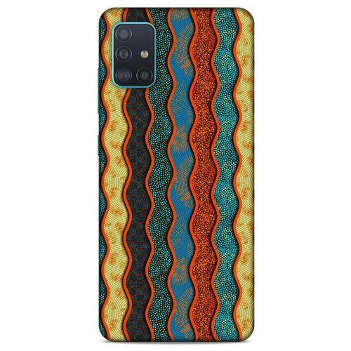 Samsung Galaxy A51 Kılıf Baskılı Özel Seri Taşlı (42) Rugged Armor Kılıf