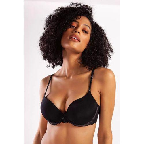 Goldy Heavy Push Up Bra, Siyah Renk Konforlu Ve Şık Sütyen