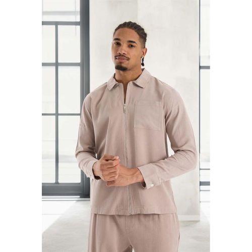 Baggy Kalıp Cupra Kumaş Jogger Erkek Eşofman Takımı - Bej