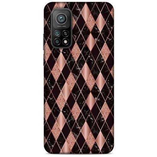 Mermer Desenli (25) Tema Antişok Kapak Rose Gold Xiaomi Mi 10T Pro 5G Kılıf
