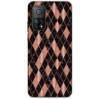 Mermer Desenli (25) Tema Antişok Kapak Rose Gold Xiaomi Mi 10T Pro 5G Kılıf