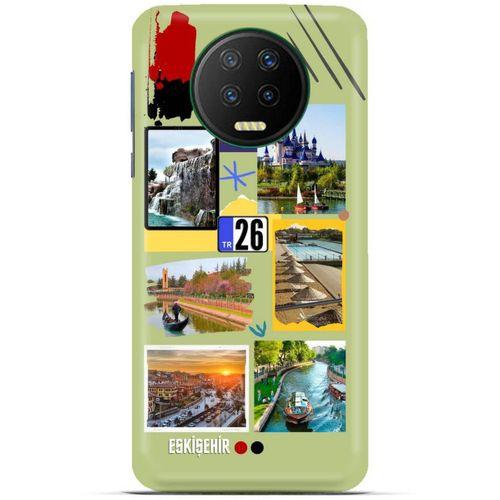 Lopard İnfinix Note 7 Uyumlu Kılıf Şehirli ※ (26) Eskişehir Tpu Silikon Kılıf