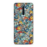 Oppo Reno 2Z Kılıf Uludag Doodle Arka Kapak Silikon Koruma Full Koruyucu