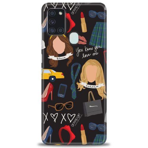 Samsung Galaxy A21S Kılıf HD Baskılı Kılıf - Selena + Tam Ekran Koruyucu