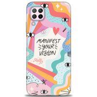 Huawei P40 Lite Kılıf HD Baskılı Kılıf - Manifest Your Vision + Tam Ekran Koruyucu