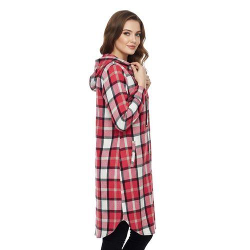 Kadın Oduncu Kapüşonlu Gömlek Tunik BGL-ST02455