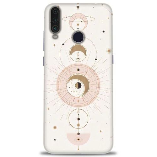 General Mobile GM 10 Kılıf HD Baskılı Kılıf - Evren + Tam Ekran Koruyucu