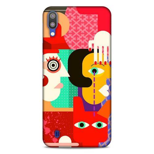 Lopard Samsung Galaxy M10 Uyumlu Kılıf Soyut Sanat (15) Baskılı Antişok Kılıf