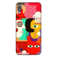 Lopard Samsung Galaxy M10 Uyumlu Kılıf Soyut Sanat (15) Baskılı Antişok Kılıf