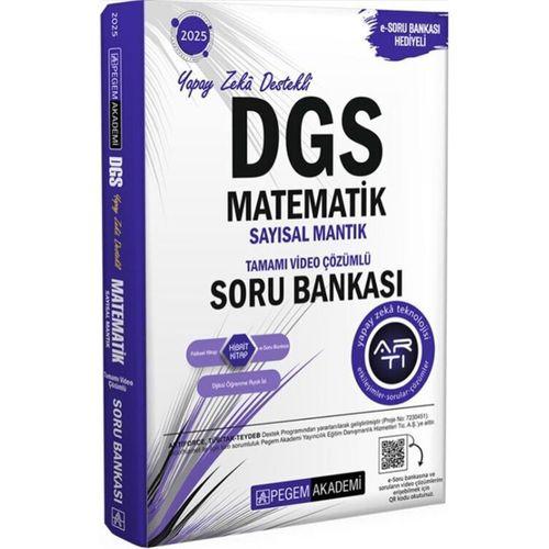 2025 DGS Matematik Sayısal Mantık Tamamı Video Çözümlü Soru Bankası Pegem Yayınları
