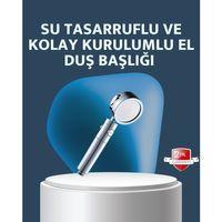 Yüksek Basınçlı 3 Fonksiyonlu Duş Başlığı
