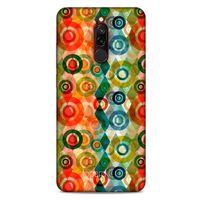 Xiaomi Redmi 8 Kılıf Pastel Renkler (31) TPU Kılıf Kırmızı Yeşil