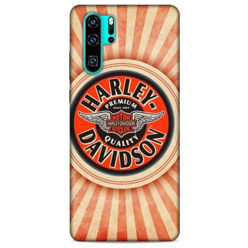 Huawei P30 Pro Uyumlu Kılıf Motorsiklet (43) Thin Fit Kılıf Harley