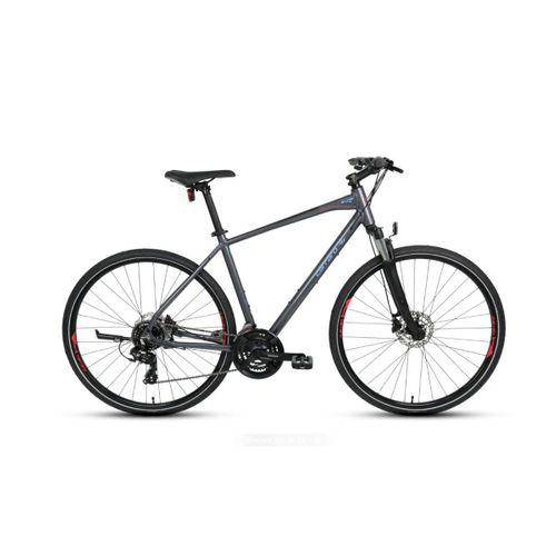 Carraro Sportive 223 28 Jant 21 Vites Hidrolik Fren Şehir Bisikleti Andrasit-Kırmızı/Açık Mavi 51 cm