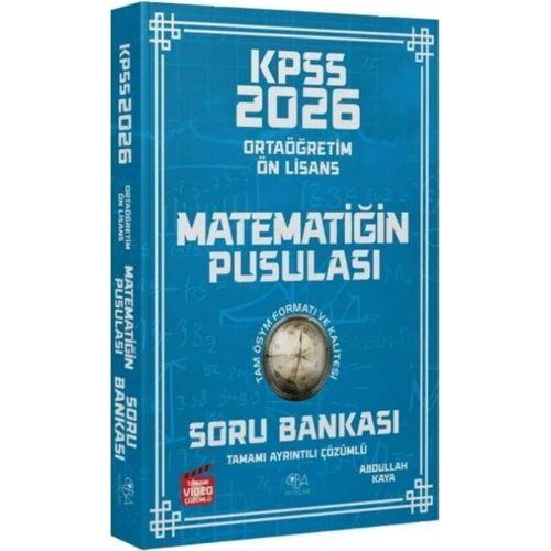 2026 KPSS Lise Ortaöğretim Ön Lisans Matematik Matematiğin Pusulası Soru Bankası CBA Yayınları