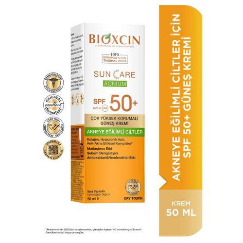 Bioxcin Bioxcin Sun Care Akneye Eğilimli Ciltler Için Güneş Kremi 50 Spf - Akne, Dry Touch, Mat