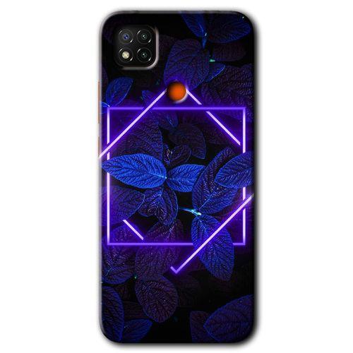 Xiaomi Redmi 9c Kılıf HD Desen Baskılı Arka Kapak + Temperli Cam - Mekanik Yaprak 5