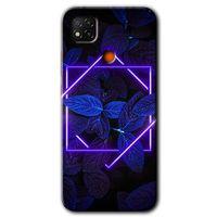 Xiaomi Redmi 9c Kılıf HD Desen Baskılı Arka Kapak + Temperli Cam - Mekanik Yaprak 5