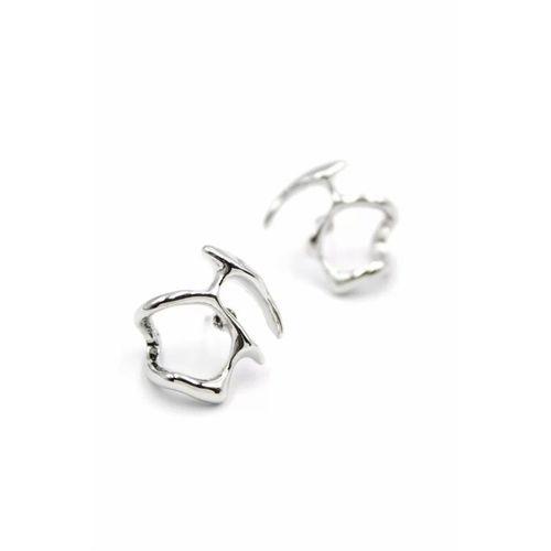 Metal Küpe - Gümüş