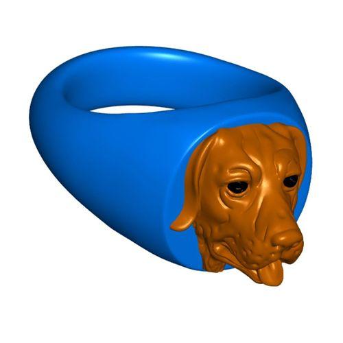 Yeniden boyutlandırma Talimatları ile Labrador Retriever Signet Yüzük - 5129361