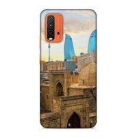 Xiaomi Redmi 9T Uyumlu Kılıf Azarbaijan (11) Tam Koruma Ateş Kuleleri