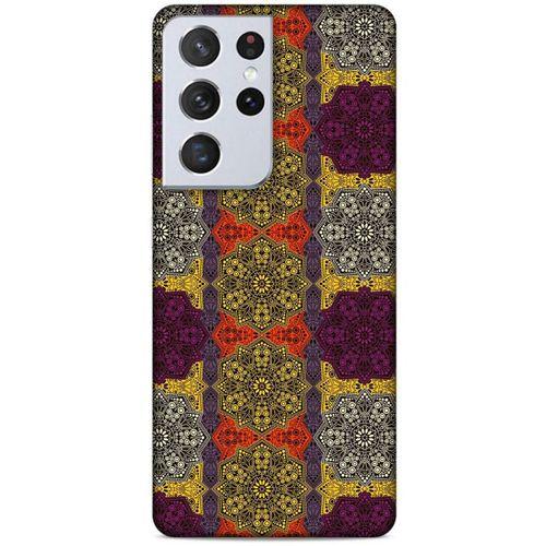 Lopard Samsung Galaxy S21 Ultra Uyumlu Kılıf Ethnic Culture (19) Kılıfları