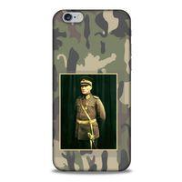 Apple Iphone 6S Kılıf Atatürk (13) Silikon Kap Kamuflaj