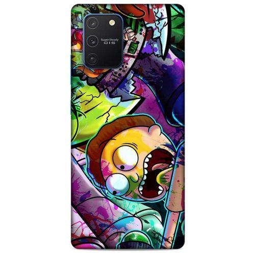 Samsung Galaxy S10 Lite Uyumlu Kılıf Rick And Morty (41) Tank Kılıf Story Train Rick