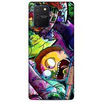 Samsung Galaxy S10 Lite Uyumlu Kılıf Rick And Morty (41) Tank Kılıf Story Train Rick