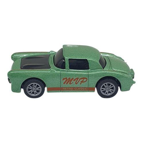 Çek Bırak Metal Küçük Arabalar 8 cm - SH40031 - Klasik Yeşil