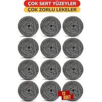 Çelik Bulaşık Ovalama Teli 12 Adet