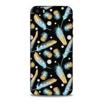 Apple iPhone SE Kılıf Desenli Özel Seri Tüyler (26) Tpu Silikon Kılıf