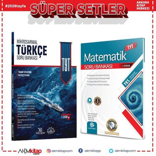Edebiyat Denizi TYT Türkçe ve Bilgi Sarmal Matematik Soru Bankası Seti 2 Kitap